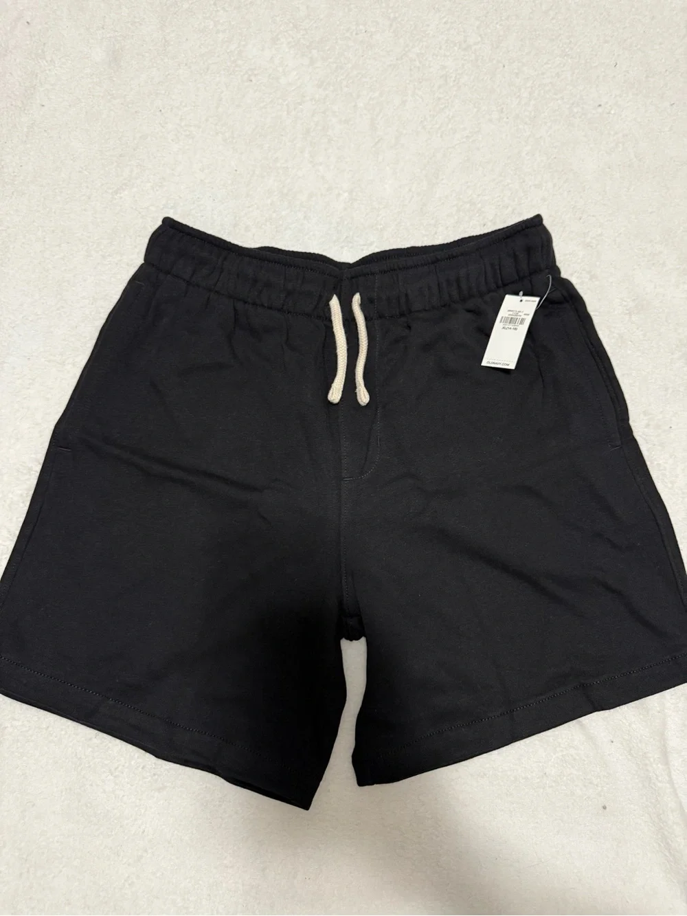 Old Navy Black Elastic Waist Shorts with Drawstring - Picture 4 of 7